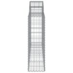 Paniers à gabions arqués 11 pcs 200x30x100/120 cm Fer galvanisé – Image 3