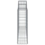 Paniers à gabions arqués 25 pcs 200x30x100/120 cm Fer galvanisé – Image 3