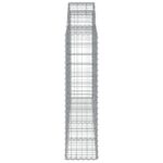 Paniers à gabions arqués 25 pcs 200x30x120/140 cm Fer galvanisé – Image 3