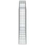 Paniers à gabions arqués 5 pcs 200x30x140/160 cm Fer galvanisé – Image 3