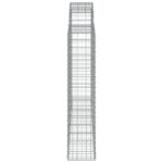 Paniers à gabions arqués 13 pcs 200x30x140/160 cm Fer galvanisé – Image 3