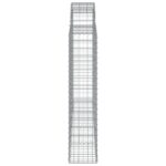 Paniers à gabions arqués 15 pcs 200x30x140/160 cm Fer galvanisé – Image 3