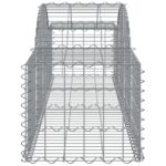 Paniers à gabions arqués 13 pcs 200x50x40/60 cm fer galvanisé – Image 3