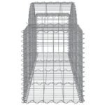 Paniers à gabions arqués 7 pcs 200x50x60/80 cm Fer galvanisé – Image 3