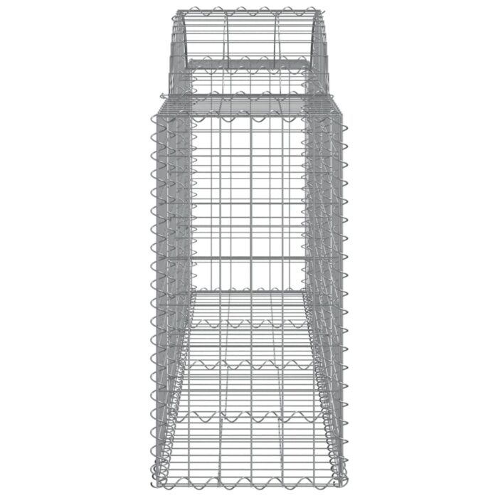 Paniers à gabions arqués 5 pcs 200x50x80/100 cm Fer galvanisé – Image 3