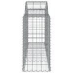 Paniers à gabions arqués 25 pcs 200x50x80/100 cm Fer galvanisé – Image 3