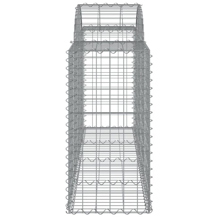 Paniers à gabions arqués 25 pcs 200x50x80/100 cm Fer galvanisé – Image 3