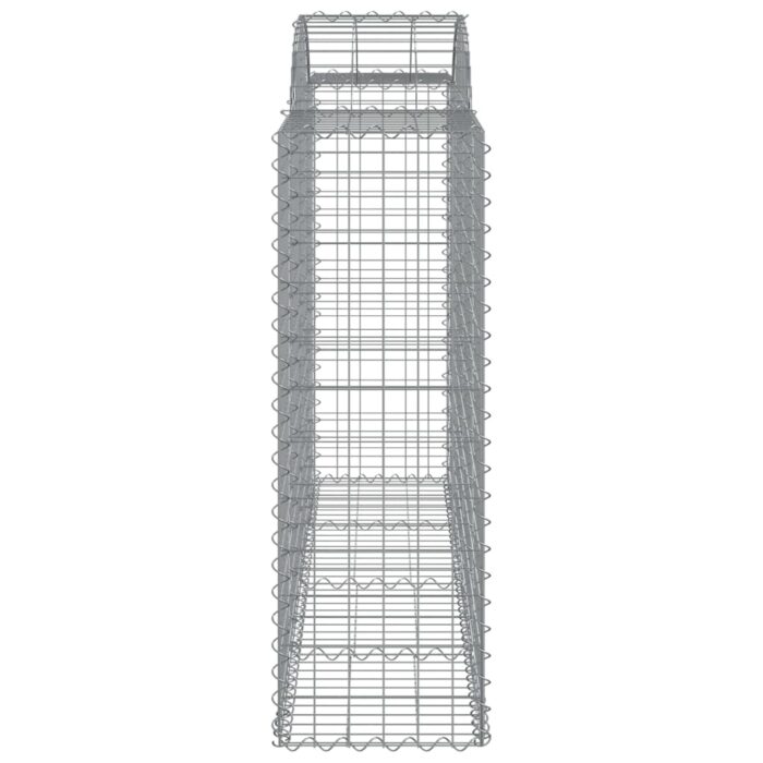 Paniers à gabions arqués 7 pcs 200x50x120/140 cm Fer galvanisé – Image 3