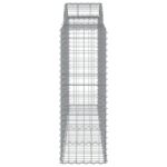 Paniers à gabions arqués 15 pcs 200x50x120/140 cm Fer galvanisé – Image 3