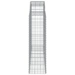 Paniers à gabions arqués 15 pcs 200x50x140/160 cm Fer galvanisé – Image 3