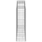 Paniers à gabions arqués 25 pcs 200x50x140/160 cm Fer galvanisé – Image 3