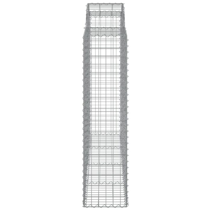 Paniers à gabions arqués 13 pcs 200x50x160/180 cm Fer galvanisé – Image 3
