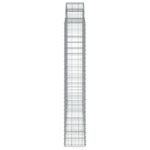 Paniers à gabions arqués 5 pcs 200x50x180/200 cm Fer galvanisé – Image 3