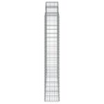 Paniers à gabions arqués 7 pcs 200x50x180/200 cm Fer galvanisé – Image 3