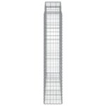Paniers à gabions arqués 5 pcs 200x50x200/220 cm Fer galvanisé – Image 3