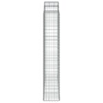 Paniers à gabions arqués 25 pcs 200x50x220/240 cm Fer galvanisé – Image 3