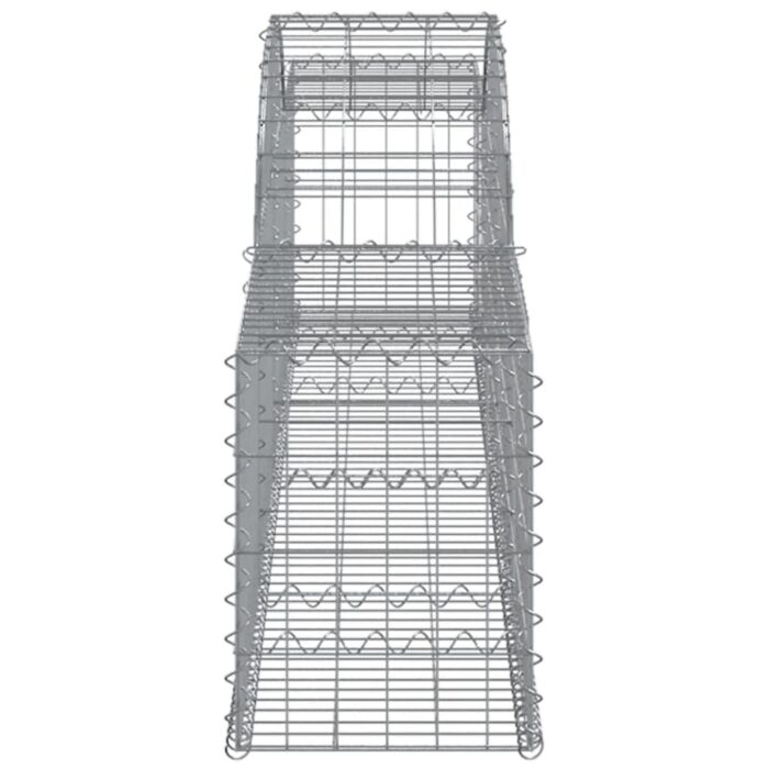 VXL8720845570552_g_en_hd_3.jpg Paniers à gabions arqués 7 pcs 300x30x40/60 cm fer galvanisé – Image 3