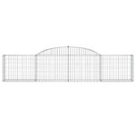 Paniers à gabions arqués 13 pcs 300x30x60/80 cm Fer galvanisé – Image 2