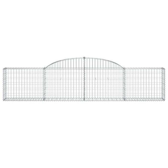 VXL8720845570798_g_en_hd_2.jpg Paniers à gabions arqués 13 pcs 300x30x60/80 cm Fer galvanisé – Image 2