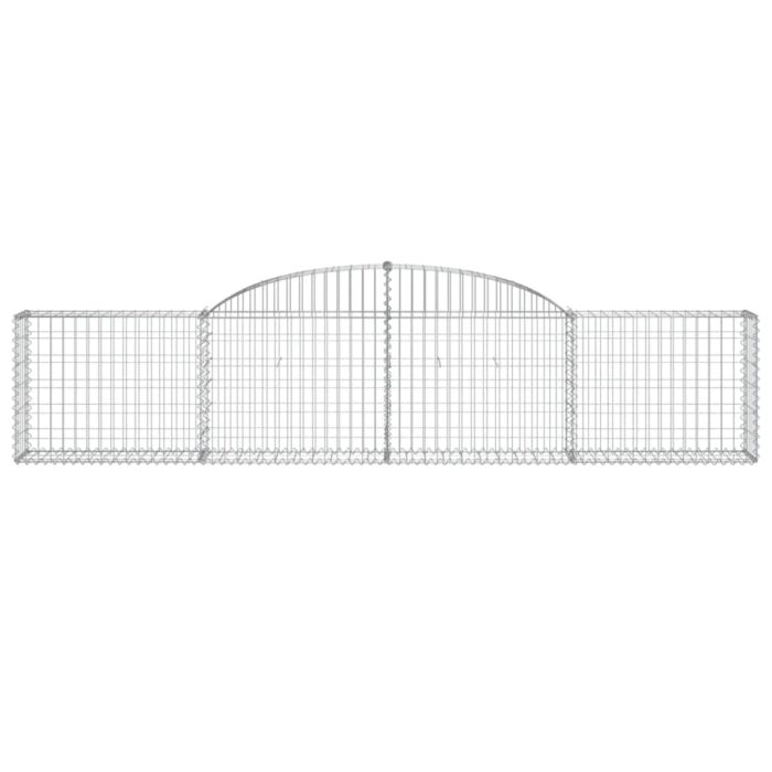 VXL8720845570804_g_en_hd_2.jpg Paniers à gabions arqués 15 pcs 300x30x60/80 cm Fer galvanisé – Image 2