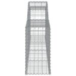 Paniers à gabions arqués 25 pcs 300x30x60/80 cm fer galvanisé – Image 3