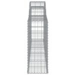 Paniers à gabions arqués 13 pcs 300x30x80/100 cm fer galvanisé – Image 3
