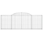 Paniers à gabions arqués 7 pcs 300x30x100/120 cm fer galvanisé – Image 2