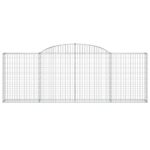 Paniers à gabions arqués 13 pcs 300x30x100/120 cm fer galvanisé – Image 2