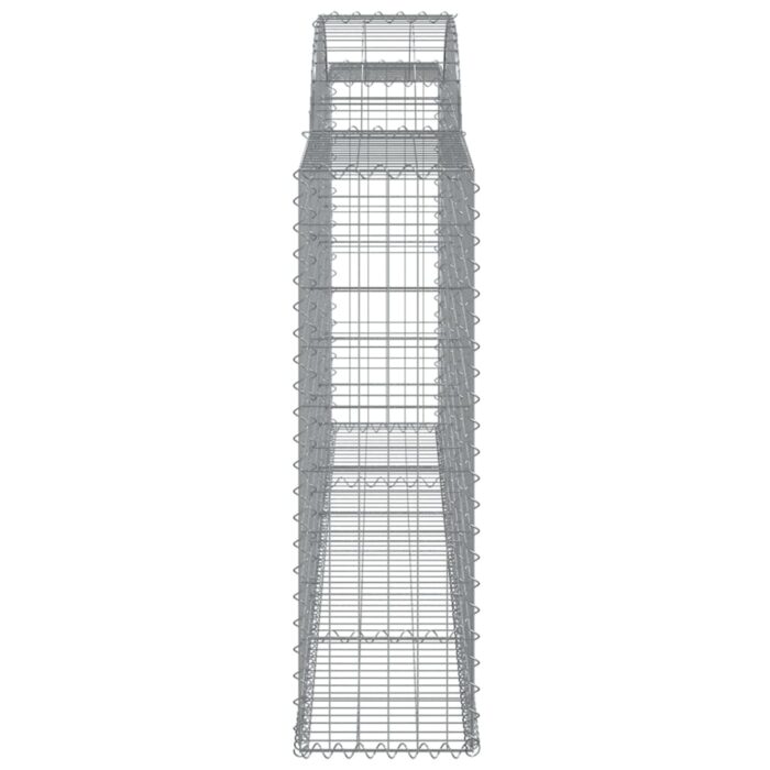 Paniers à gabions arqués 13 pcs 300x30x100/120 cm fer galvanisé – Image 3