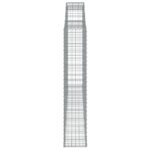 Paniers à gabions arqués 7 pcs 300x30x160/180 cm fer galvanisé – Image 3