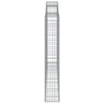 Paniers à gabions arqués 5 pcs 300x30x180/200 cm fer galvanisé – Image 3