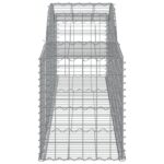 Paniers à gabions arqués 5 pcs 300x50x60/80 cm fer galvanisé – Image 3
