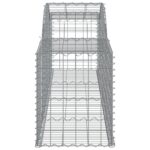 Paniers à gabions arqués 15 pcs 300x50x60/80 cm fer galvanisé – Image 3
