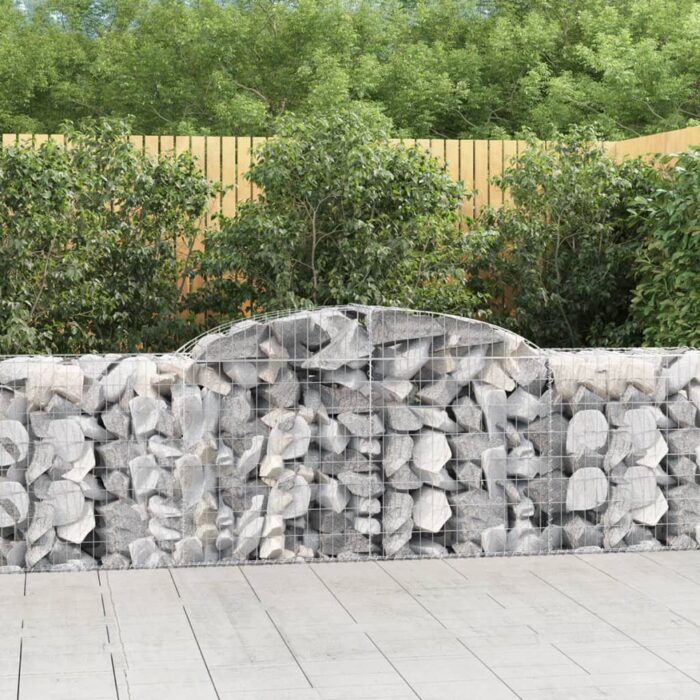 VXL8720845572679_m_en_hd_1.jpg Paniers à gabions arqués 3 pcs 300x50x80/100 cm fer galvanisé – Image 1
