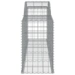 Paniers à gabions arqués 7 pcs 300x50x80/100 cm fer galvanisé – Image 3