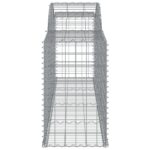 Paniers à gabions arqués 11 pcs 300x50x80/100 cm fer galvanisé – Image 3