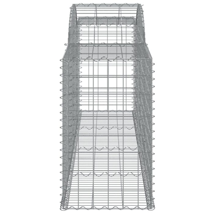 Paniers à gabions arqués 13 pcs 300x50x80/100 cm fer galvanisé – Image 3