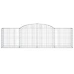 Paniers à gabions arqués 17 pcs 300x50x80/100 cm fer galvanisé – Image 2
