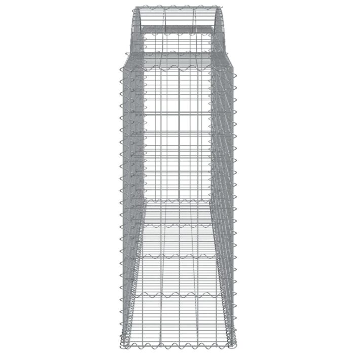 Paniers à gabions arqués 5 pcs 300x50x120/140 cm fer galvanisé – Image 3