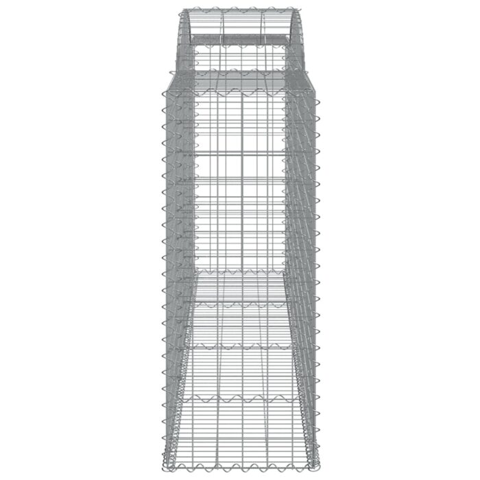 Paniers à gabions arqués 7 pcs 300x50x120/140 cm fer galvanisé – Image 3