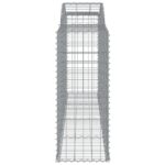 Paniers à gabions arqués 9 pcs 300x50x120/140 cm fer galvanisé – Image 3