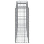 Paniers à gabions arqués 17 pcs 300x50x120/140 cm fer galvanisé – Image 3