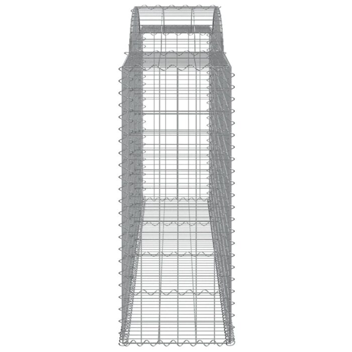 Paniers à gabions arqués 25 pcs 300x50x120/140 cm fer galvanisé – Image 3