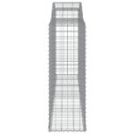 Paniers à gabions arqués 3 pcs 300x50x140/160 cm fer galvanisé – Image 3