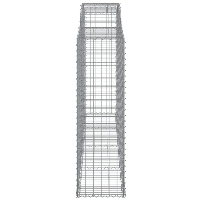 Paniers à gabions arqués 13 pcs 300x50x160/180 cm fer galvanisé – Image 3
