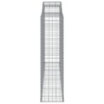 Paniers à gabions arqués 9 pcs 300x50x180/200 cm fer galvanisé – Image 3