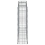 Paniers à gabions arqués 11 pcs 300x50x180/200 cm fer galvanisé – Image 3