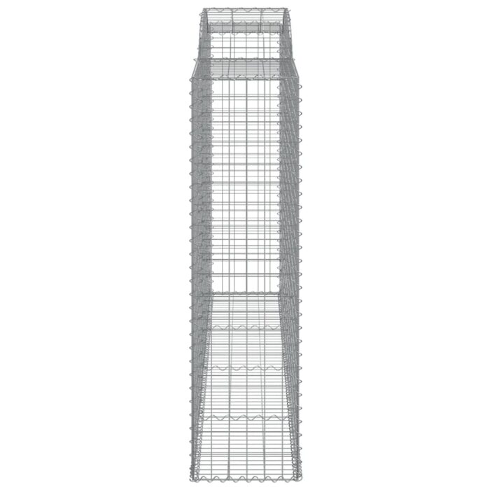Paniers à gabions arqués 11 pcs 300x50x180/200 cm fer galvanisé – Image 3