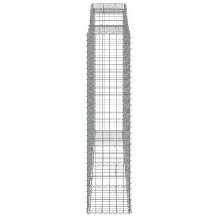 Paniers à gabions arqués 5 pcs 300x50x200/220 cm fer galvanisé – Image 3