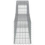 Paniers à gabions arqués 3 pcs 400x30x40/60 cm Fer galvanisé – Image 3